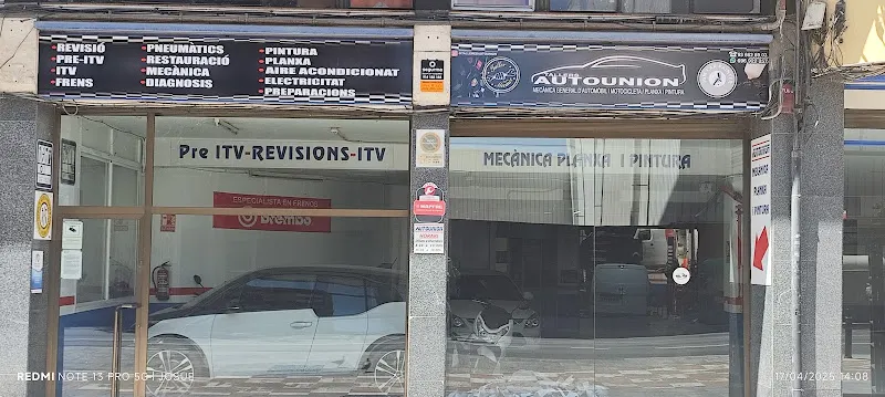 Talleres Autounión, mecánica, chapa y pintura.